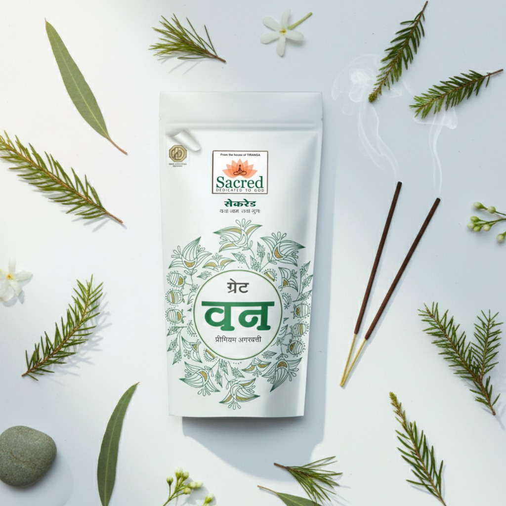 Sacred Great One Premium Agarbatti Zipper (130 Gram)