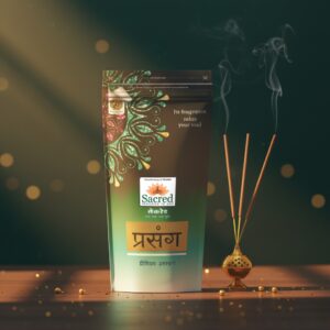 Sacred Prasang Premium Agarbatti Zipper (130 Gram)