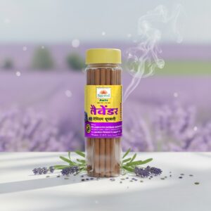 Sacred Lavender Premium Dhoop Sticks Jar (75 Gram)