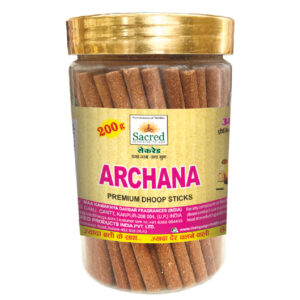 Sacred Archana Premium Dhoop Sticks Jar (200 Gram)