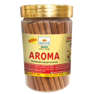 Sacred Aroma Premium Dhoop Sticks Jar (200 Gram)