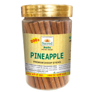 Sacred Pineapple Premium Dhoop Sticks Jar (200 Gram)