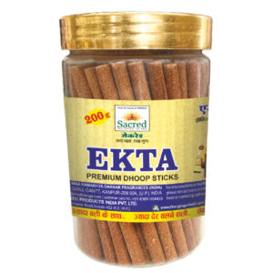Sacred Ekta Premium Dhoop Sticks Jar (200 Gram)
