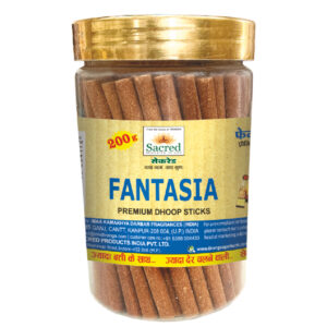 Sacred Fantasia Premium Dhoop Sticks Jar (200 Gram)