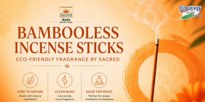 Bambooless Incense Sticks | Eco-Friendly Fragrance by Sacred