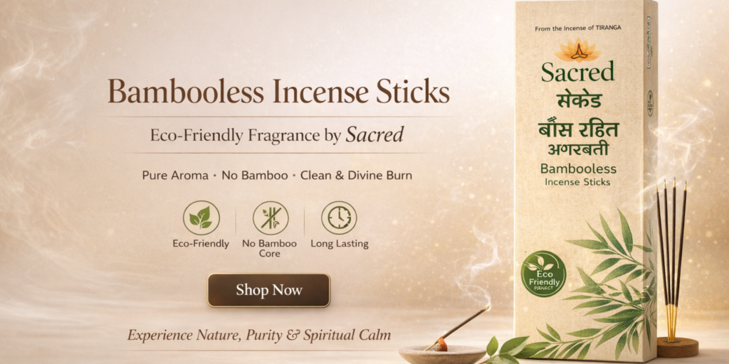 Bambooless Incense Sticks | Eco-Friendly Fragrance by Sacred