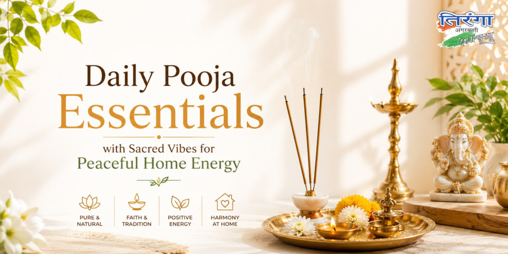 Daily Pooja Essentials with Sacred Vibes for Peaceful Home Energy 